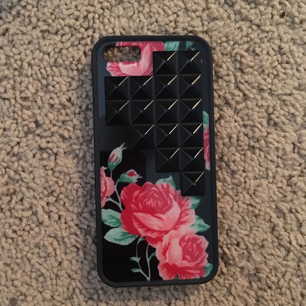 iPhone SE case floral design